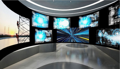 智能電網電力展館多媒體解決方案 廣告業(yè)務視角的創(chuàng)新融合